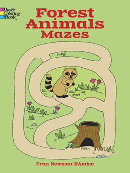 Paperback Forest Animals Mazes Book