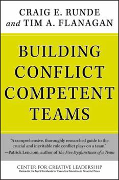 Hardcover Building Conflict Competent Teams Book