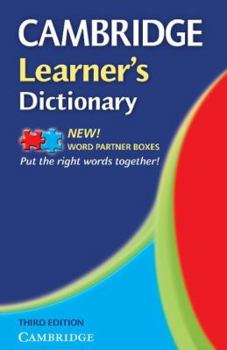 Paperback Cambridge Learner's Dictionary Book