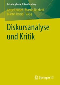 Paperback Diskursanalyse Und Kritik [German] Book
