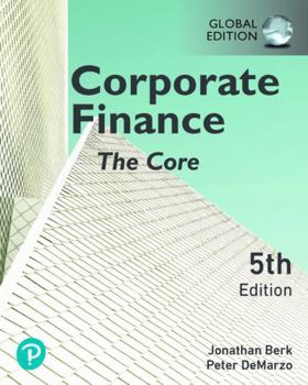 Paperback Corporate Finance: The Core, Global Edition Book