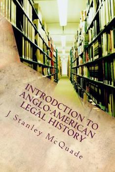 Paperback Introdction to Anglo-American Legal History Book