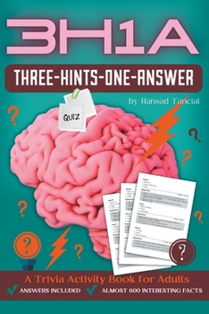 Paperback Quiz 3H1A (Three-Hints-One-Answer) Book