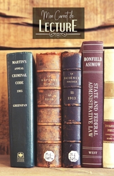 Carnet de lecture: Suivi livresque | 100 fiches de lecture pour vos livres | Livres et bois (French Edition)