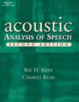 Paperback Acoustic Analysis of Speech Book