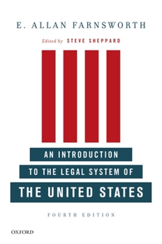 Paperback Introduction to the Legal System of the United States Book