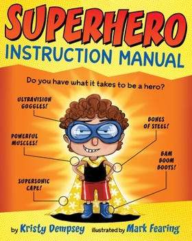 Hardcover Superhero Instruction Manual Book
