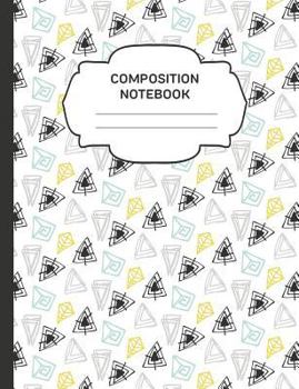 Composition Notebook: College Ruled Narrow Line Comp Books for School - Modern Doodles