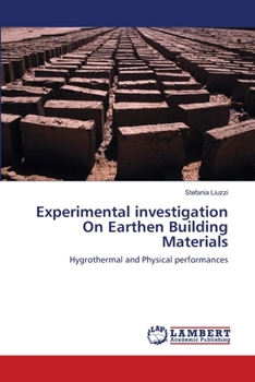 Paperback Experimental investigation On Earthen Building Materials Book