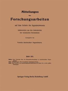 Paperback Mitteilungen Über Forschungsarbeiten Auf Dem Gebiete Des Ingenieurwesens: Insbesondere Aus Den Laboratorien Der Technischen Hochschulen [German] Book