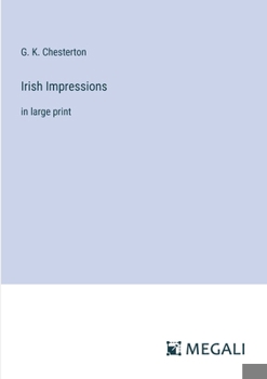 Paperback Irish Impressions: in large print Book