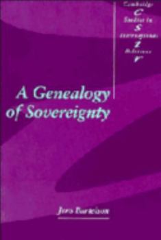 Paperback A Genealogy of Sovereignty Book