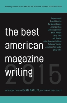 Paperback The Best American Magazine Writing Book