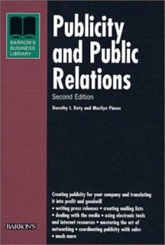 Paperback Publicity and Public Relations (Barron's Business Library) Book
