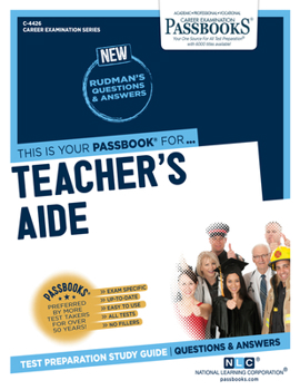 Paperback Teacher's Aide (C-4426): Passbooks Study Guidevolume 4426 Book