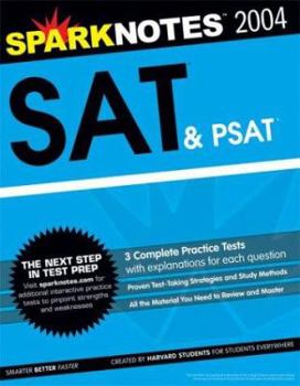 Paperback SAT 2004 Edition (Sparknotes Test Prep) Book