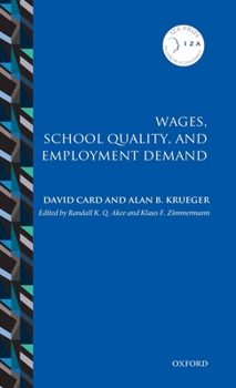 Hardcover Wages, School Quality, and Employment Demand Book