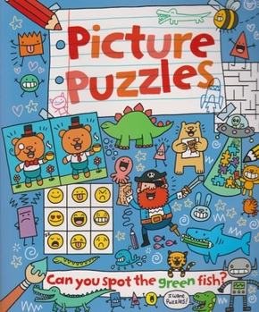 Paperback Picture Puzzles Book