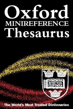 Hardcover Oxford Mini-Reference Thesaurus Book