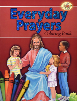 Paperback Coloring Book about Everyday Prayers Book