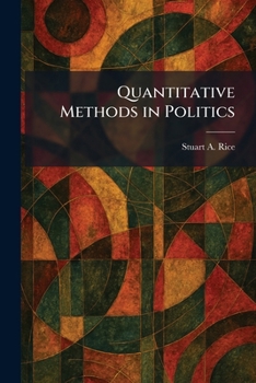 Paperback Quantitative Methods in Politics Book