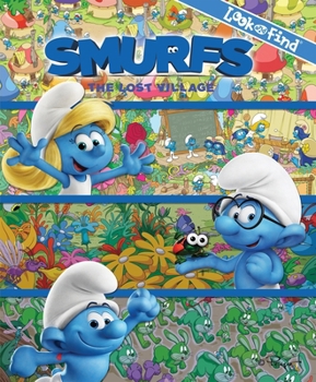 Hardcover Smurf 3: The Lost Village Look and Find Book