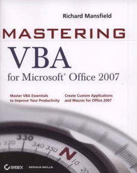 Paperback Mastering VBA for Microsoft Office 2007 Book