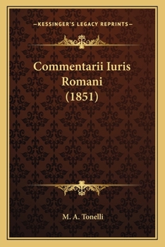 Paperback Commentarii Iuris Romani (1851) [Latin] Book