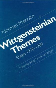 Hardcover Wittgensteinian Themes: Essays, 1978-1989 Book