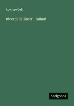 Paperback Ricordi di illustri Italiani [Italian] Book