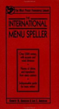 Paperback The International Menu Speller Book