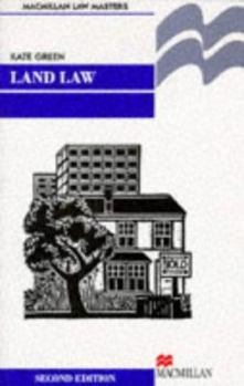 Paperback Land law (Macmillan professional masters) Book