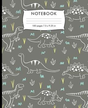 Paperback Notebook: Avocado Hand Writing Paper. 100 pages handwriting book 7.5 x 9.25 inches for practice writing. Book