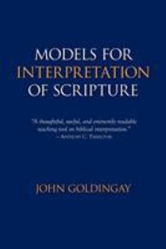 Paperback Models for Interpretation of Scripture Book