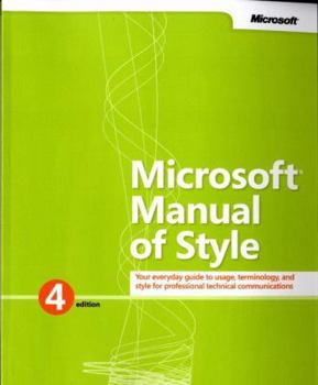 Paperback Microsoft Manual of Style Book