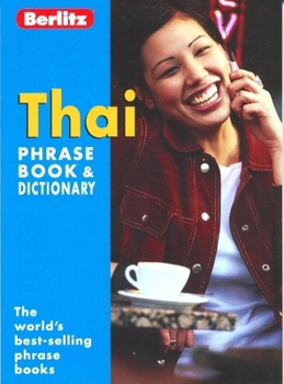 Paperback Berlitz Thai Phrase Book & Dictionary Book