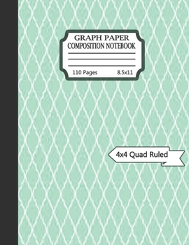 Graph paper composition notebook: Grid Paper Composition Notebook with beautiful colored cover pages-(KIDS,GIRLS,BOYS,STUDENT)- Quad Ruled(4x4) 110 Sheets (Large, 8.5 x 11)