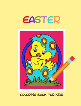 Paperback Easter coloring book for kids Book