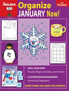Paperback Organize January Now! (PreK) Book