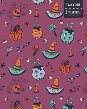 Paperback Dot Grid Journal: Notebook Planner with Unique Halloween Themed Cover Design Book