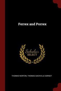 Paperback Ferrex and Porrex Book