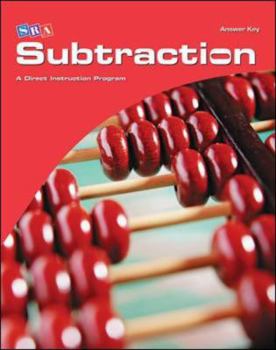 Spiral-bound Corrective Mathematics Subtraction, Additional Answer Key Book