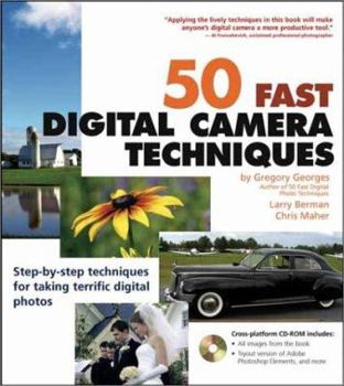 Paperback 50 Fast Digital Camera Techniques [With CDROM] Book