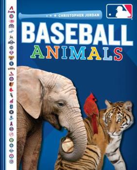 Hardcover Baseball Animals Book