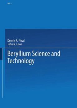 Paperback Beryllium Science and Technology: Volume 2 Book