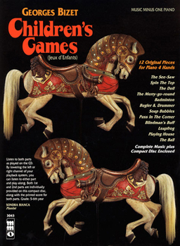 Paperback Georges Bizet - Children's Games (Jeux d'Enfants): 12 Original Pieces for Piano 4 Hands Book