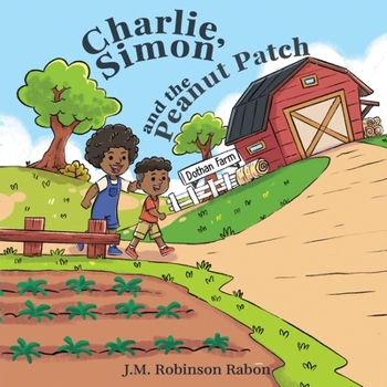 Paperback Charlie, Simon, and the Peanut Patch [Large Print] Book