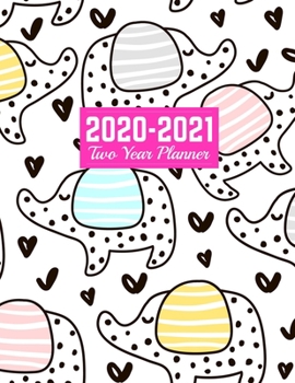 Paperback 2020-2021 Two Year Planner: Daily Weekly Monthly 2020-2021 Planner Organizer, Agenda, Schedule and To Do List Journal - Art Cover 00023189 Book