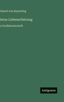 Seine Liebeserfahrung: in Großdruckschrift (German Edition)
