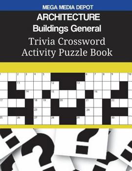 Paperback ARCHITECTURE Buildings General Trivia Crossword Activity Puzzle Book